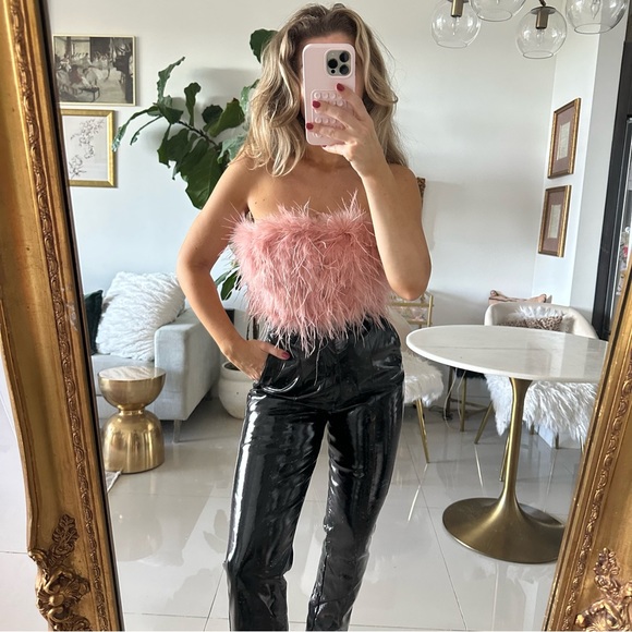 NWT Club L London Feather Top - Picture 2 of 6